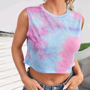 🍉5 for $25* Tie Dye Cropped Tank